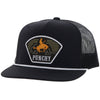 Hooey Mens "Cavvy" Punchy Snapback Cap Black - 5034T-BK
