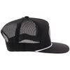 Hooey Mens "Cavvy" Punchy Snapback Cap Black - 5034T-BK