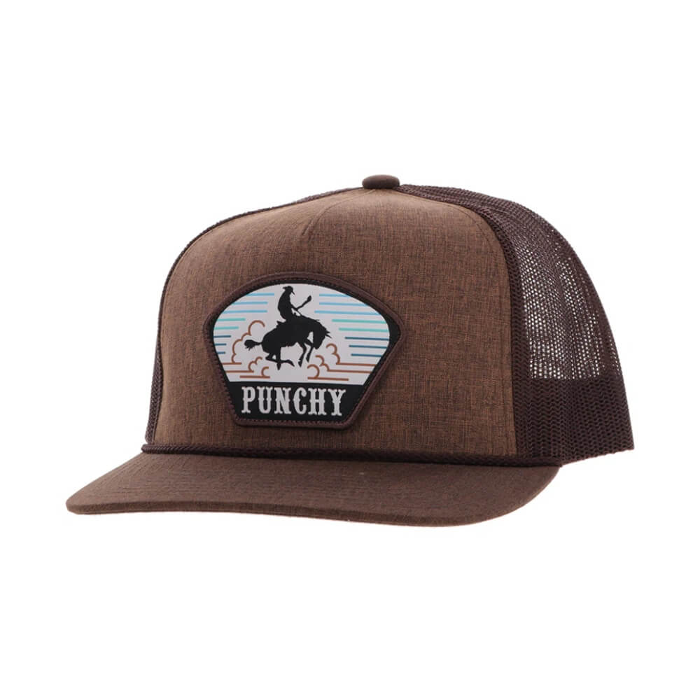 Hooey Mens "Cavvy" Punchy Snapback Cap Brown - 5034T-BR