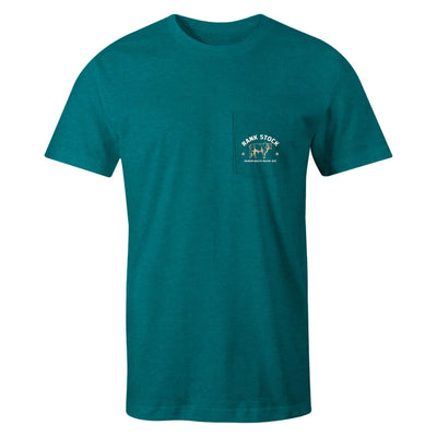 Hooey Mens "Charbray" Teal Heathered T-Shirt