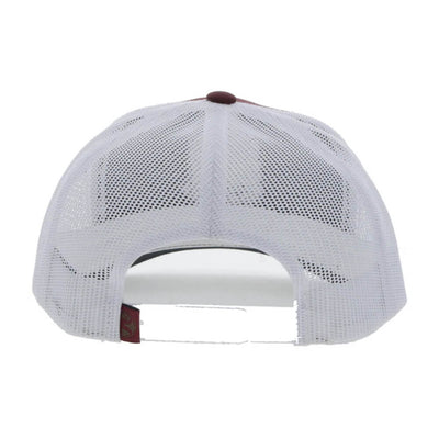 Hooey Mens "Cheyenne" Maroon/White Cap