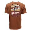 Hooey Mens Cheyenne Pocket T-Shirt Rust Orange - HT2607RU