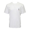Hooey Mens "Cheyenne" Pocket T-Shirt White w/Tan/Cream/Brown - HT1688WH