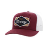 Hooey Mens "Diamond" Cap Red - 2422T-RDWH