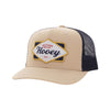 Hooey Mens "Diamond" Cap Tan/Navy - 2622T-TNNV