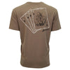 Hooey Mens "Gambler" T-Shirt Brown - HT1912BR
