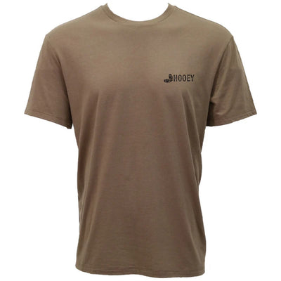 Hooey Mens "Gambler" T-Shirt Brown - HT1912BR