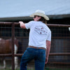 Hooey Mens "Hooey Rocks" T-Shirt Cream - HT2604CR