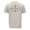 Hooey Mens "Hooey Rocks" T-Shirt Cream - HT2604CR