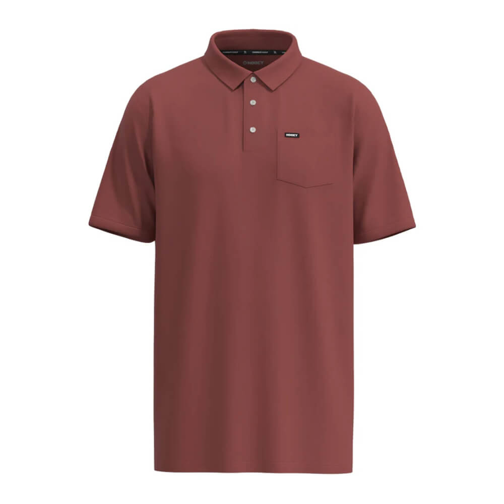 Hooey Mens "Hot Shot" Marsala Polo Shirt