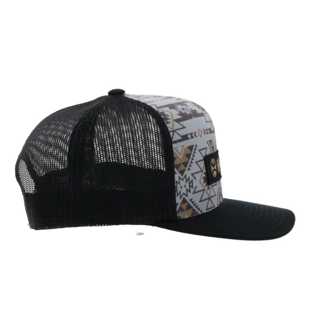 Hooey Mens "Lock-Up" Grey/Black Cap - 2313T-GYBK