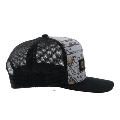 Hooey Mens "Lock-Up" Grey/Black Cap - 2313T-GYBK