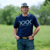 Hooey Mens "Loop" T-Shirt Navy - HT2606NV