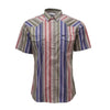Hooey Mens "Maverick" Short Sleeve Button Up Shirt Tan/Multicolor - HT2624TNST