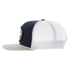 Hooey Mens Mesa 6-Panel Trucker Cap Navy/White - 2687T-NVWH