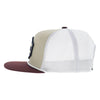 Hooey Mens Mesa 6-Panel Trucker Snapback Cap Tan/White - 2687T-TNWH