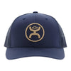 Hooey Mens "O-Classic" Gold Logo Cap Navy - 2509T-NV
