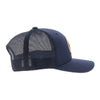 Hooey Mens "O-Classic" Gold Logo Cap Navy - 2509T-NV