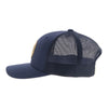 Hooey Mens "O-Classic" Gold Logo Cap Navy - 2509T-NV