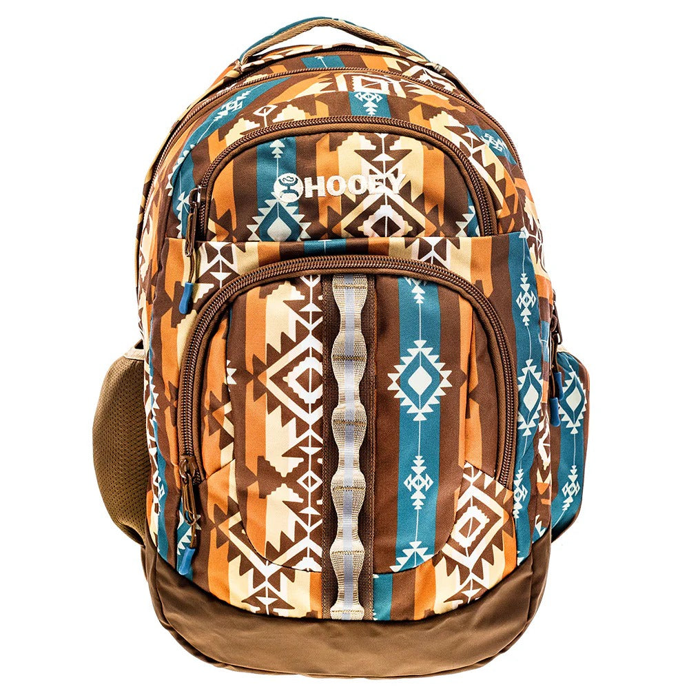 Hooey Mens "Ox" Backback Brown & Aztec - BP074AZBR