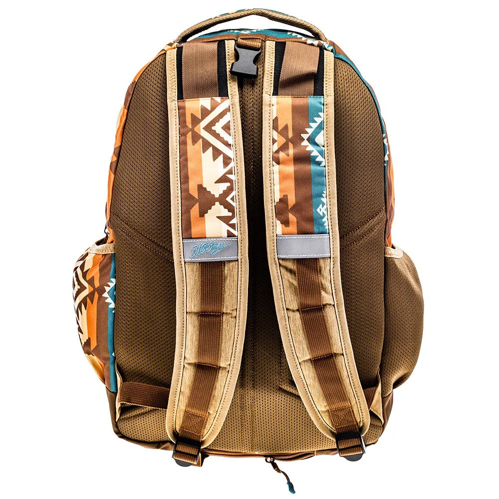 Hooey Mens "Ox" Backback Brown & Aztec - BP074AZBR