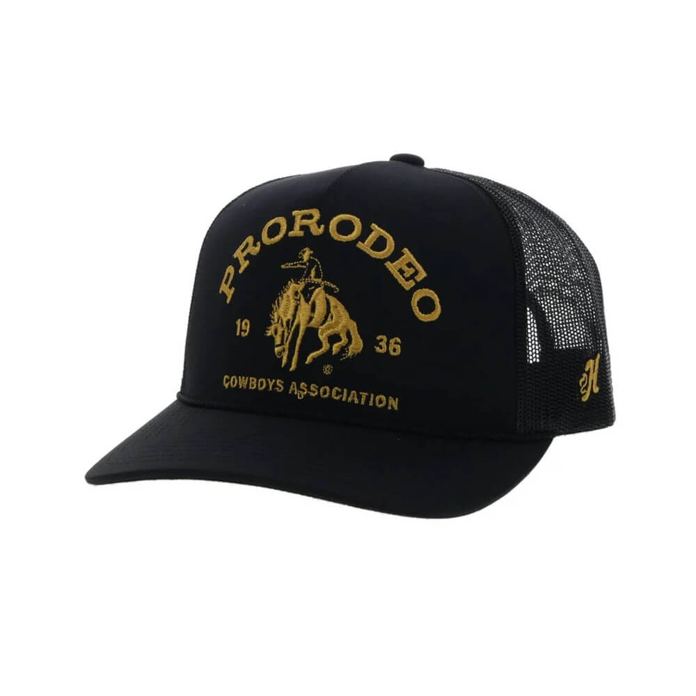 Hooey Mens Prorodeo Cap Black - 2263T-BK