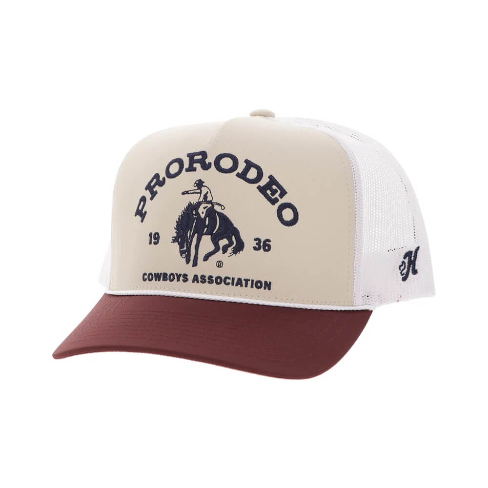 Hooey Mens Prorodeo Logo Cap Tan/White - 2663T-TNWH