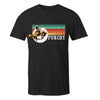 Hooey Mens "Punchy" Black w/Serape T-Shirt - PT1646BK