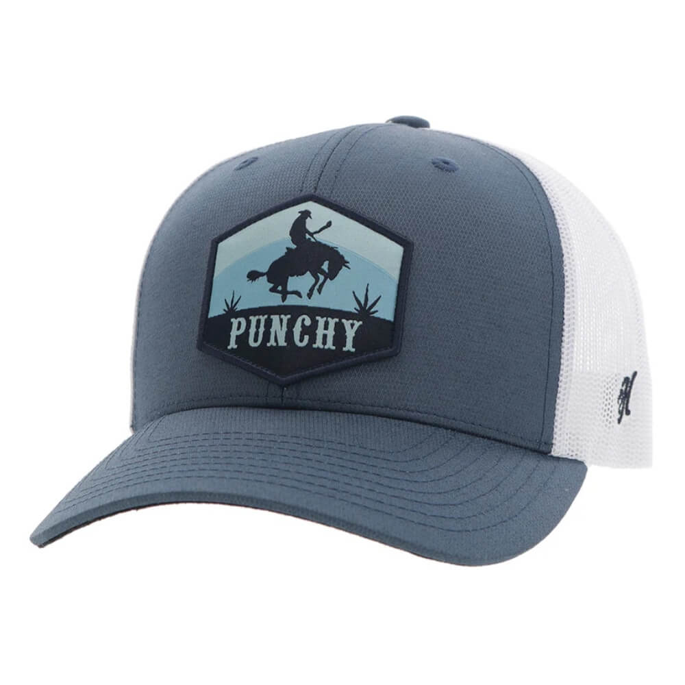 Hooey Mens "Ranchero" Snapback Cap Blue - 5027T-BLWH