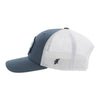 Hooey Mens "Ranchero" Snapback Cap Blue - 5027T-BLWH