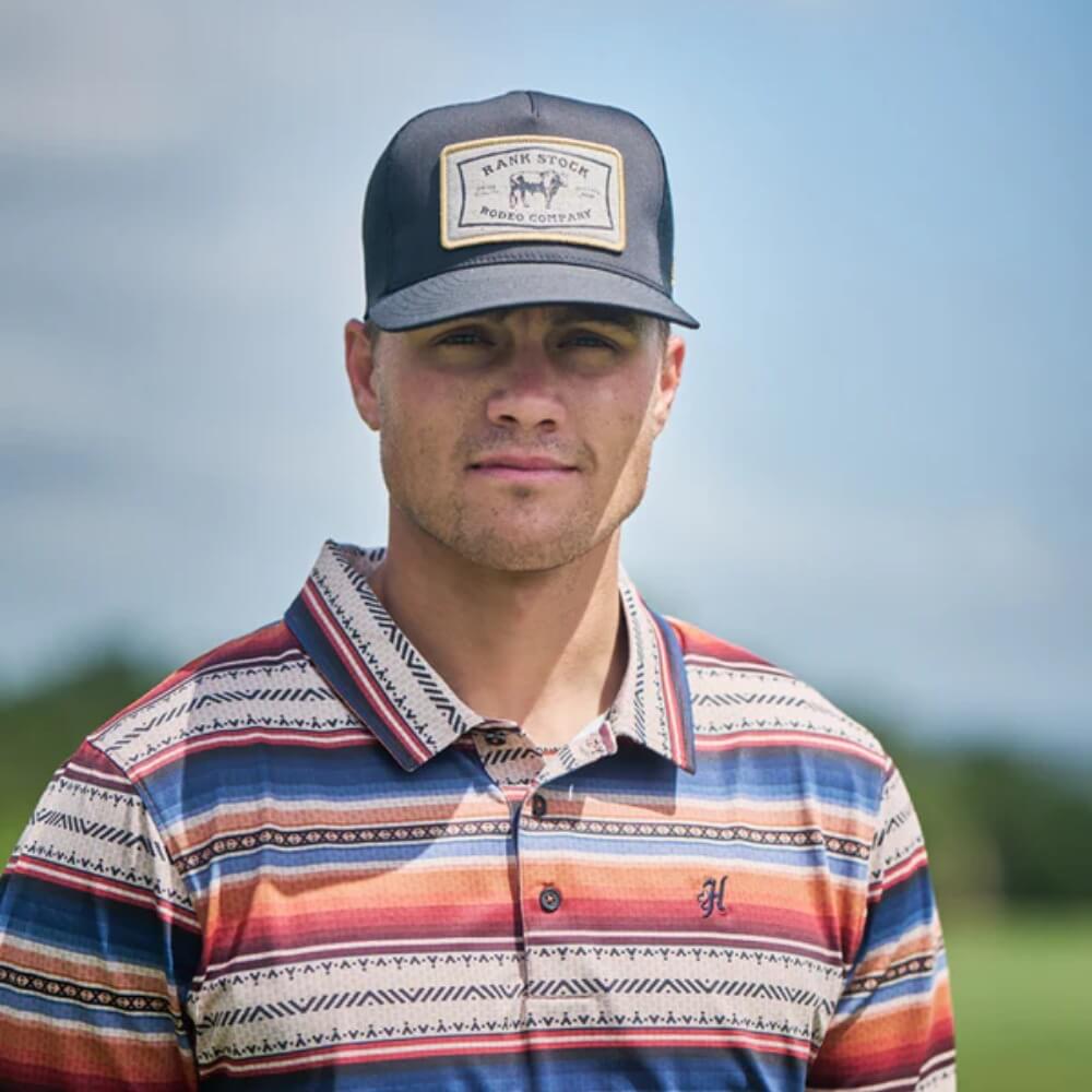 Hooey Mens "Rank Stock" Cap Black - 2561T-BK