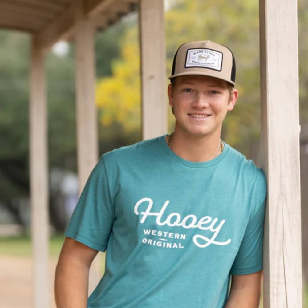 Hooey Mens "Rank Stock" Cap Tan/Black - 2461T-TNBK