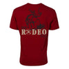 Hooey Mens "Rodeo Round Up" T-Shirt Red - HT2609RD