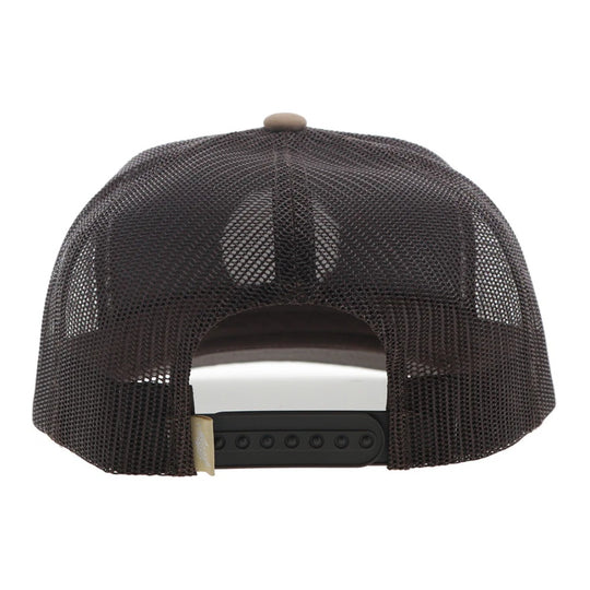 Hooey Mens Rose HOG Cap 5 Panel Tan And Grey Color