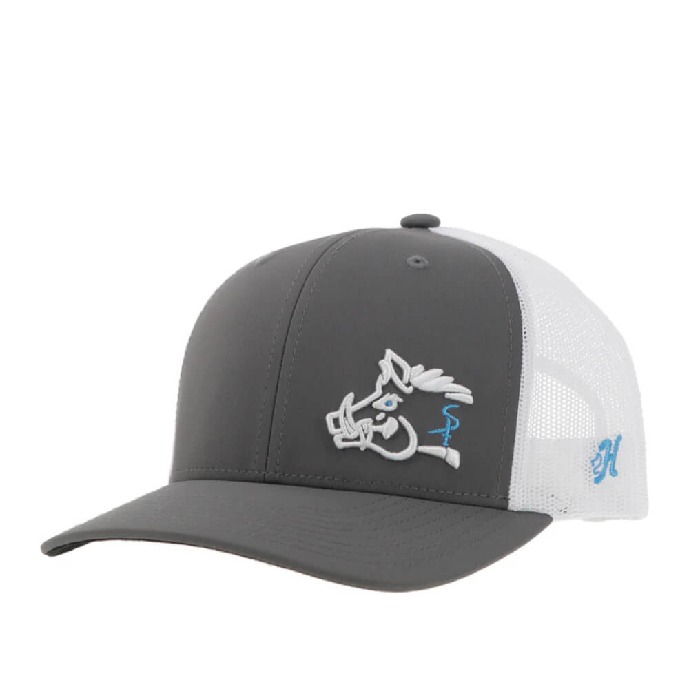 Hooey Mens "Sniper Pig" Blue Logo Cap