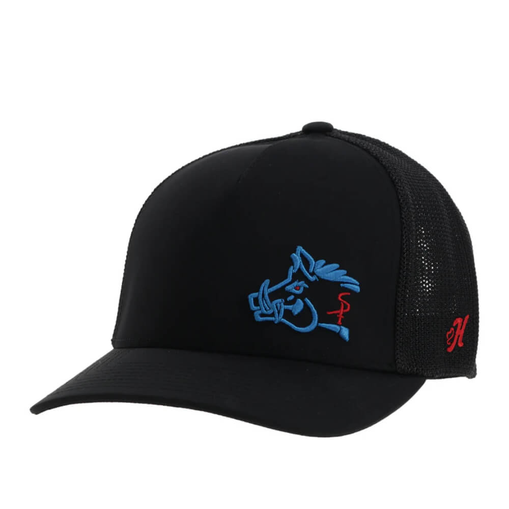 Hooey Mens "Sniper Pig" Blue & Red Logo Cap