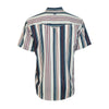 Hooey Mens "Sol" Shirt Grey/Red & Blue Stripes - HT2621NVST