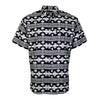 Hooey Mens "Sol" Short Sleeve Pearl Snap Shirt Black/Aztec - HT2621BKAZ