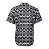 Hooey Mens "Sol" Short Sleeve Pearl Snap Shirt Black/Aztec - HT2621BKAZ