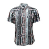 Hooey Mens "Sol" Short Sleeve Pearl Snap Shirt Pink/Aztec - HT2621PKAZ