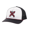 Hooey Mens "Sterling" Logo Cap White/Black - 2506T-WHBK
