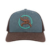 Hooey Mens "Strap" Blue/Brown Cap 