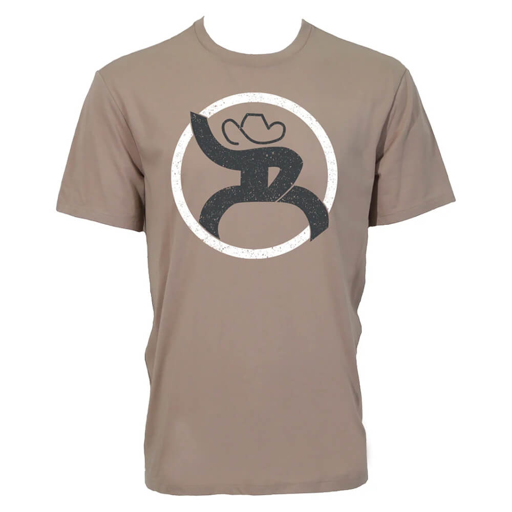 Hooey Mens "Strap" T-Shirt Light Brown - RT2602LTBR