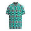 Hooey Mens "The Weekender" Aztec Polo Shirt