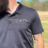 Hooey Mens "The Weekender" Polo Shirt Black - HP001BK