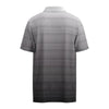 Hooey Mens "The Weekender" Polo Shirt Black/White Ombre w/Aztec - HP2601WHAZ