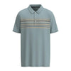Hooey Mens "The Weekender" Polo Shirt Light Blue w/Serape - HP2601LTBL