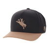 Hooey Mens "Whit" Cap Black/Tan - 4047T-BKTN