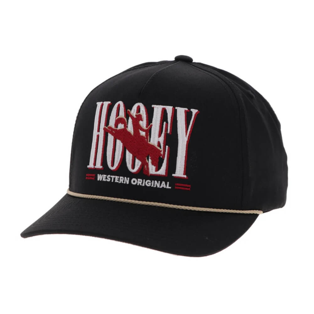 Hooey Mens "Wild Ride" Cap Black - 2569T-BK