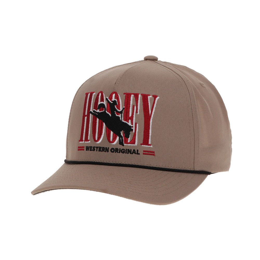 Hooey Mens Wild Ride Embroidered Logo Cap Tan - 2569T-TN